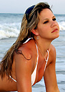courtney in a malibu strings bikini