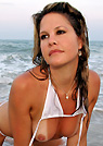 courtney in a malibu strings bikini