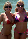 crystal in a malibu strings bikini