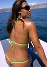 daly in a malibu strings bikini