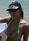 daly in a malibu strings bikini