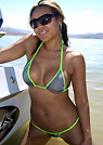 daly in a malibu strings bikini