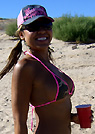daly in a malibu strings bikini