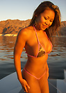 daly in a malibu strings bikini