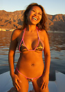 daly in a malibu strings bikini