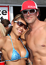 daly in a malibu strings bikini