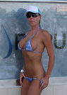 daniellel in a malibu strings bikini