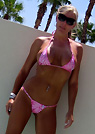 daniellel in a malibu strings bikini