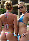 dawn in a malibu strings bikini