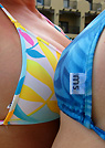dawn in a malibu strings bikini