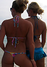 dawn in a malibu strings bikini