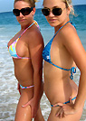 dawn in a malibu strings bikini