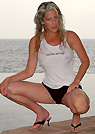 jacqueline in a malibu strings bikini