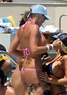 jeni in a malibu strings bikini