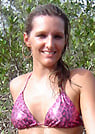 jennifer in a malibu strings bikini