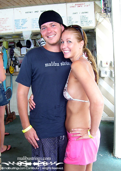 Julianna in a Malibu Strings bikini in Lake Mead.
