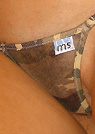 keli in a malibu strings bikini