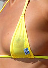 keli in a malibu strings bikini