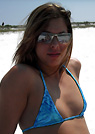 kelsey in a malibu strings bikini