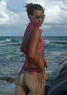 kelsey in a malibu strings bikini