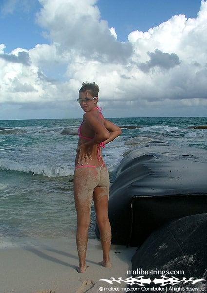 Kelsey in a Malibu Strings bikini in Cancun.