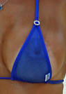 kiml in a malibu strings bikini