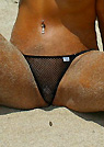 kiml in a malibu strings bikini