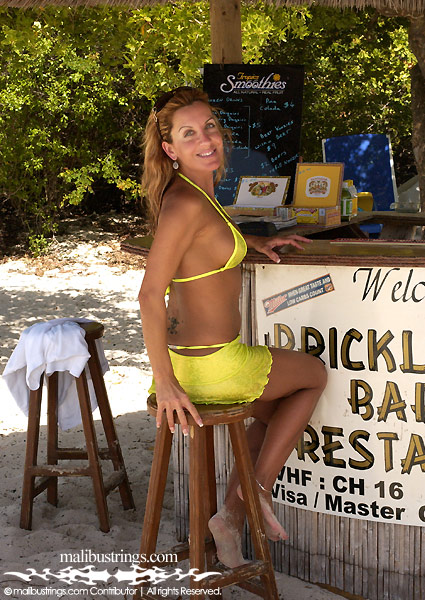 Kimmy in a Malibu Strings bikini in Mexico.