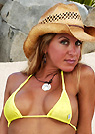 kimmy1 in a malibu strings bikini