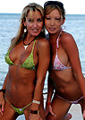 kimmy in a malibu strings bikini