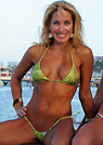 kimmy in a malibu strings bikini