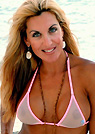 kimmy in a malibu strings bikini