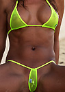 kimmy in a malibu strings bikini