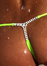kimmy in a malibu strings bikini