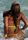 kimmy in a malibu strings bikini