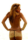 kimmy in a malibu strings bikini