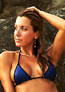 kimmy in a malibu strings bikini