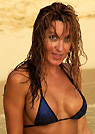 kimmy in a malibu strings bikini