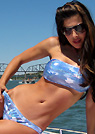 kirby in a malibu strings bikini