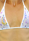 krista in a malibu strings bikini