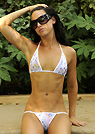 krista in a malibu strings bikini