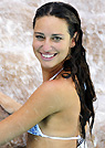 krista in a malibu strings bikini