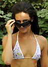 krista in a malibu strings bikini
