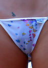 krista in a malibu strings bikini