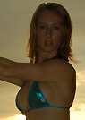 lynzie in a malibu strings bikini