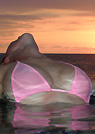 lynzie in a malibu strings bikini