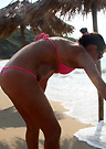 marias in a malibu strings bikini
