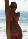 marias in a malibu strings bikini