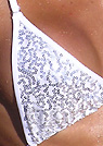 monica in a malibu strings bikini