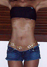 myra in a malibu strings bikini